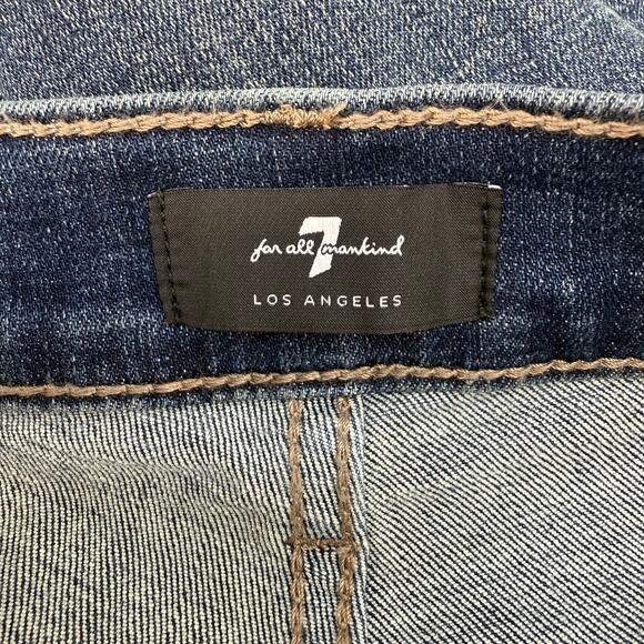 7 For All Mankind Jeans Women's 29 (8) Blue Austyn Relaxed Straight Leg NWT - Picture 7 of 15